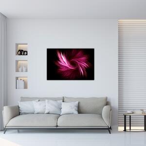 Slika - ružičasta apstrakcija (90x60 cm)