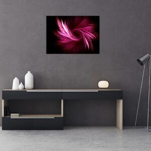 Slika - ružičasta apstrakcija (70x50 cm)