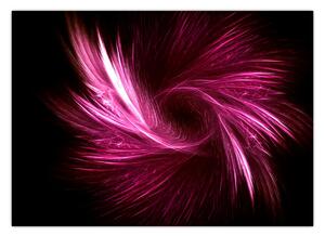 Slika - ružičasta apstrakcija (70x50 cm)