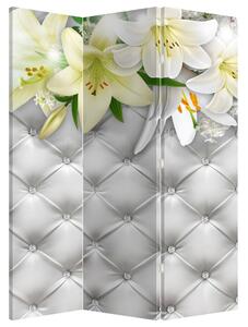 Paravan - cvijeće ljiljana (126x170 cm)