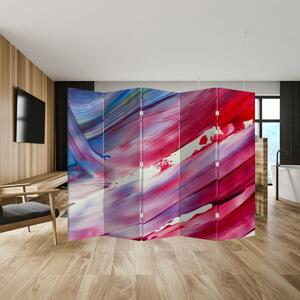 Paravan - Roze i plave boje (210x170 cm)