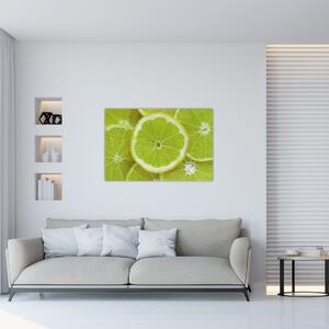 Slika - razrezani limun (90x60 cm)