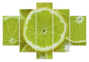 Slika - razrezani limun (150x105 cm)