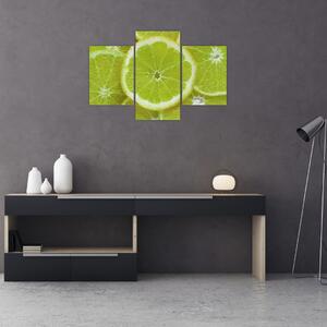 Slika - razrezani limun (90x60 cm)
