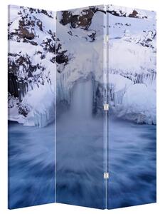 Paravan - Vodopad zimi (126x170 cm)