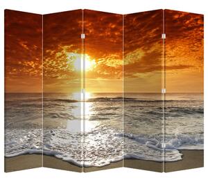 Paravan - Zalazak sunca na Korzici (210x170 cm)