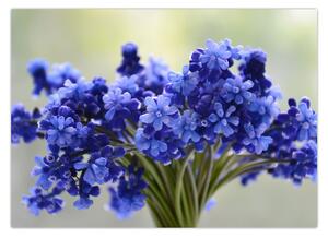 Slika buketa plavog cvijeća (70x50 cm)