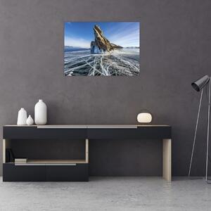 Slika ledenih stijena (70x50 cm)