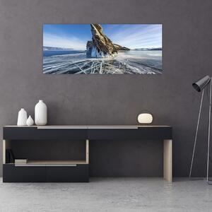 Slika ledenih stijena (120x50 cm)