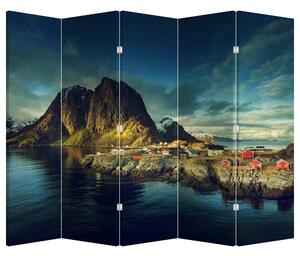 Paravan - ribarsko selo u Norveškoj (210x170 cm)