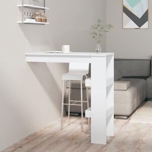 VidaXL Zidni barski stol bijeli 102 x 45 x 103,5 cm konstruirano drvo