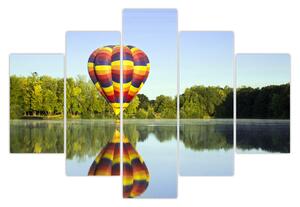 Slika balona na jezeru (150x105 cm)