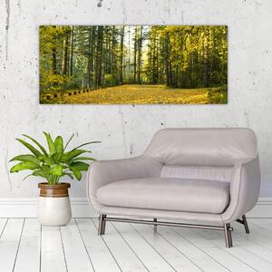 Slika - šuma u jesen (120x50 cm)