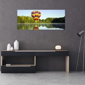 Slika balona na jezeru (120x50 cm)