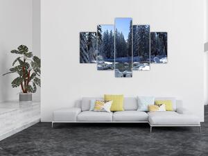 Slika snježne šume (150x105 cm)