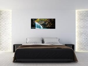 Slika šumskog vodopada (120x50 cm)