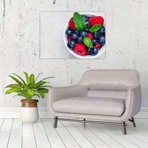 Slika - zdjela s šumskim voćem (70x50 cm)