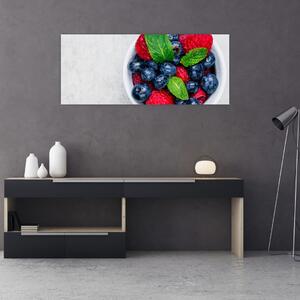 Slika - zdjela s šumskim voćem (120x50 cm)