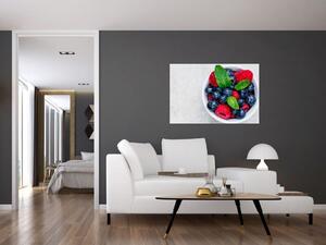 Slika - zdjela s šumskim voćem (90x60 cm)
