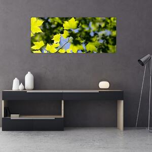 Slika - javorovo lišće (120x50 cm)