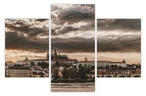 Slika - oblačni Prag (90x60 cm)