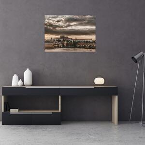 Slika - oblačni Prag (70x50 cm)