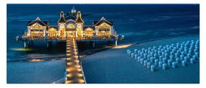 Slika - hotel na plaži (120x50 cm)