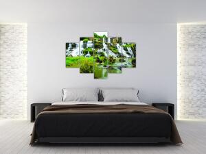 Slika - slapovi sa zelenilom (150x105 cm)