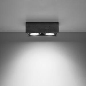 Siva stropna svjetiljka 14x27 cm Postiga – Nice Lamps