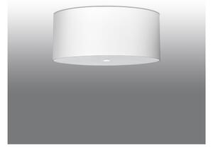 Bijela stropna svjetiljka s tekstilnim sjenilom ø 60 cm Volta – Nice Lamps