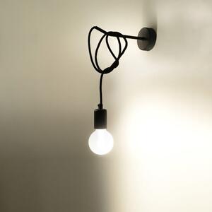 Crna zidna lampa Spider – Nice Lamps