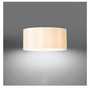 Bijela stropna svjetiljka s tekstilnim sjenilom ø 60 cm Volta – Nice Lamps