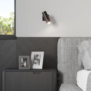 Crna stropna svjetiljka 6x30 cm Mira – Nice Lamps
