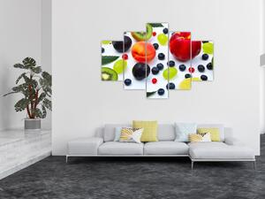 Slika voća s kapima vode (150x105 cm)