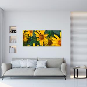 Slika žutih cvjetova (120x50 cm)