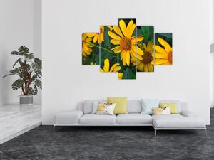 Slika žutih cvjetova (150x105 cm)