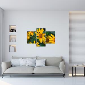 Slika žutih cvjetova (90x60 cm)