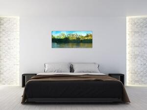 Slika - jezero (120x50 cm)