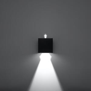 Crna LED zidna lampa Pinio – Nice Lamps