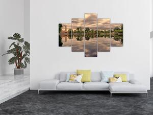 Slika jezera i drveća (150x105 cm)