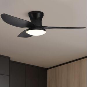 Brilagi - LED Prigušivi stropni ventilator LED/30W/230V 3000-6500K crna + DU