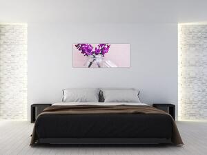 Slika ljubičastog cvijeća (120x50 cm)