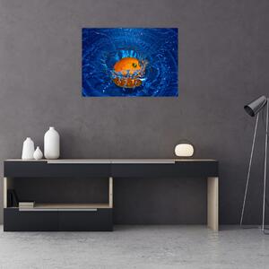 Slika - narančasta u vodi (70x50 cm)