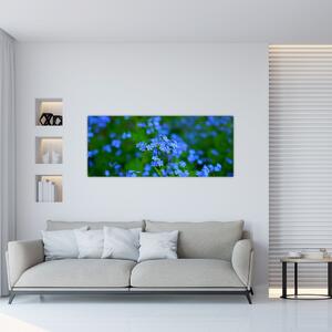 Slika plavog cvijeća (120x50 cm)