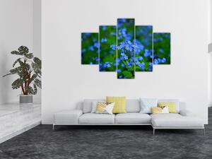 Slika plavog cvijeća (150x105 cm)