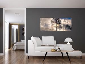 Slika drveta u magli (120x50 cm)