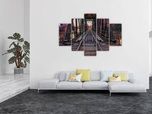 Slika željezničkog mosta (150x105 cm)