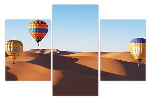 Slika - leteći baloni u pustinji (90x60 cm)