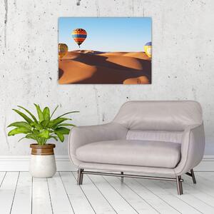 Slika - leteći baloni u pustinji (70x50 cm)