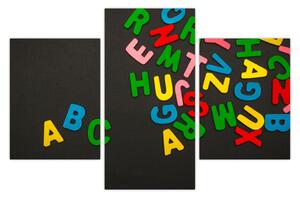 Slika - slova u boji (90x60 cm)